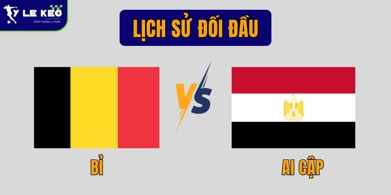 Lịch sử đối đầu Bỉ vs Ai Cập | Cập nhật mới nhất 2026