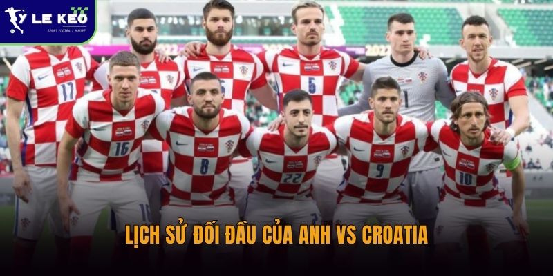 Lịch sử đối đầu của Anh vs Croatia